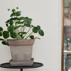 Bergs Potter Gaia raw bloempot, Grey, Ø21 cm< Bloempotten