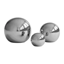 101 Copenhagen Gallery Balls decoratie 3-delig, Chrome< Decoratieve Accessoires