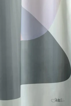 Mette Ditmer Gallery douchegordijn 150x200 cm, Frost green< Douchegordijnen