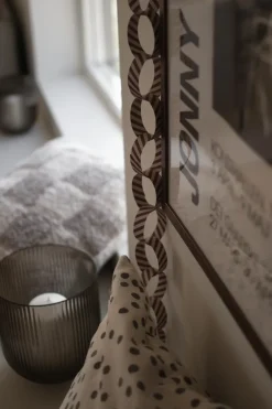 DBKD Garland slinger gestreept, Red-white< Kerstdecoraties