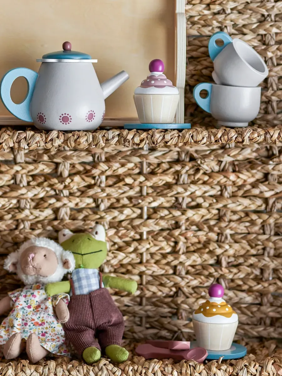 Bloomingville Gentrim speelgoedservies, Grey< Kinderkamer Interieuraccessoires|Kinderkamer Interieuraccessoires