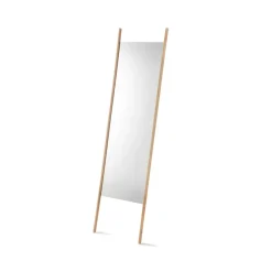 Fritz Hansen Georg vloerspiegel, Eik onbehandeld< Staande Spiegels
