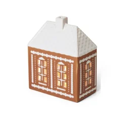 Kähler Gingerbread kandelaar medium 15 cm, Bruin< Kaarsenhouders & Kaarsenborden