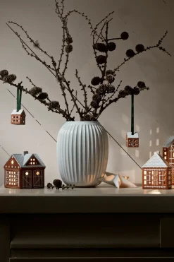 Kähler Gingerbread kerstdecoratie 5 cm 2-pack, Bruin< Kerstdecoraties