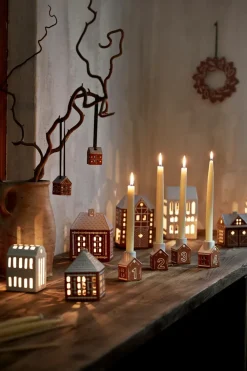 Kähler Gingerbread kerstdecoratie 5 cm 2-pack, Bruin< Kerstdecoraties