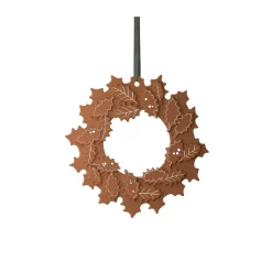 Kähler Gingerbread kerstkrans Ø18,5 cm, Bruin< Kerstdecoraties