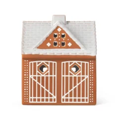 Kähler Gingerbread lichtjeshuis, Christmas barn 11,5 cm< Kaarsenhouders & Kaarsenborden