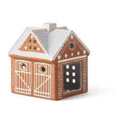 Kähler Gingerbread lichtjeshuis, Christmas barn 11,5 cm< Kaarsenhouders & Kaarsenborden