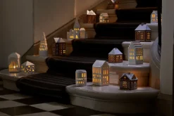 Kähler Gingerbread lichtjeshuis, Christmas barn 11,5 cm< Kaarsenhouders & Kaarsenborden