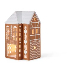 Kähler Gingerbread Waxinelichtjeshouder groot 17 cm, Bruin< Kaarsenhouders & Kaarsenborden