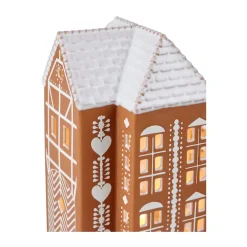 Kähler Gingerbread Waxinelichtjeshouder groot 17 cm, Bruin< Kaarsenhouders & Kaarsenborden
