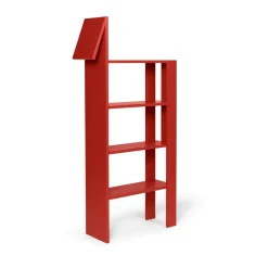 Ferm Living Giraffe boekenplank 69x140 cm, Poppy Red< Planken & Planksystemen|Opbergoplossingen Voor De Kinderkamer
