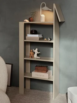 Ferm Living Giraffe boekenplank 69x140 cm, Cashmere< Planken & Planksystemen|Opbergoplossingen Voor De Kinderkamer