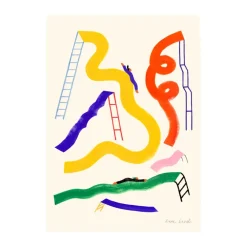 Paper Collective Glisser poster, 30x40 cm< Posters