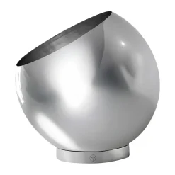AYTM Globe bloempot Ø21 cm, Zilverkleurig< Bloempotten