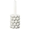 Byon Globe kandelaar 13,5 cm, Wit< Kandelaars