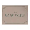 Kunskapstavlan® Good friend diploma poster 21x30 cm, Dusty rose< Posters