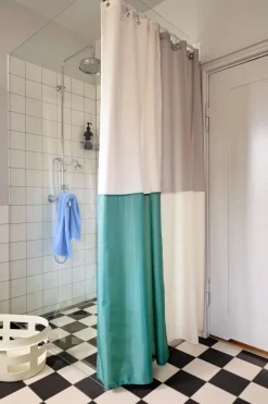 HAY Gordijnringen voor douchegordijn 12-pack, Chrome< Douchegordijnen