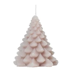 Broste Copenhagen Granny kerstboom kaars Ø9x10 cm, Linen< Kaarsen