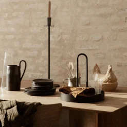 Ferm Living Grib Tray dienblad, Black< Decoratieve Accessoires|Decoratieve Dienbladen