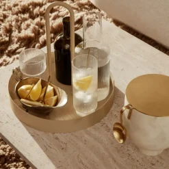 Ferm Living Grib Tray dienblad, Cashmere< Decoratieve Accessoires|Decoratieve Dienbladen