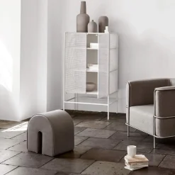 Kristina Dam Studio Grid kast, beige< Kasten & Vitrines