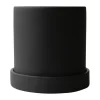 DBKD Grow pot Ø10 cm met schotel, Sandy black< Bloempotten