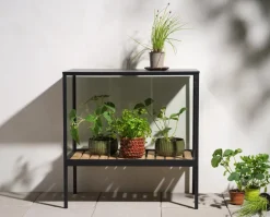 Brafab Grower Greens plantenkast, Zwart, 81x82 cm< Kasten & Vitrines