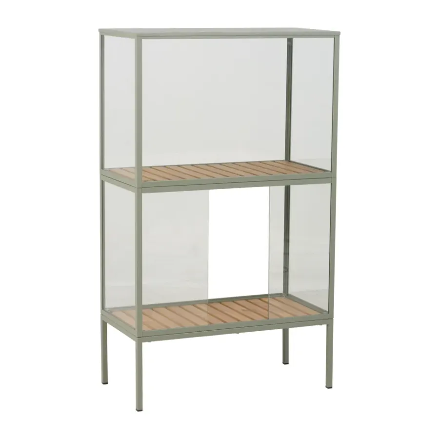 Brafab Grower Greens plantenkast, Dusty green, 81x137 cm< Kasten & Vitrines