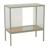Brafab Grower Greens plantenkast, Dusty green, 81x82 cm< Kasten & Vitrines