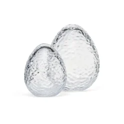 Cooee Design Gry staand ei 12 cm, Clear< Paasdecoratie