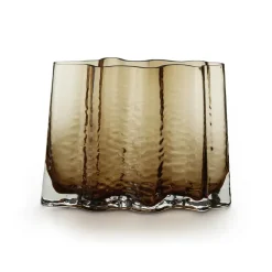 Cooee Design Gry wide vaas 24 cm, Cognac< Vazen