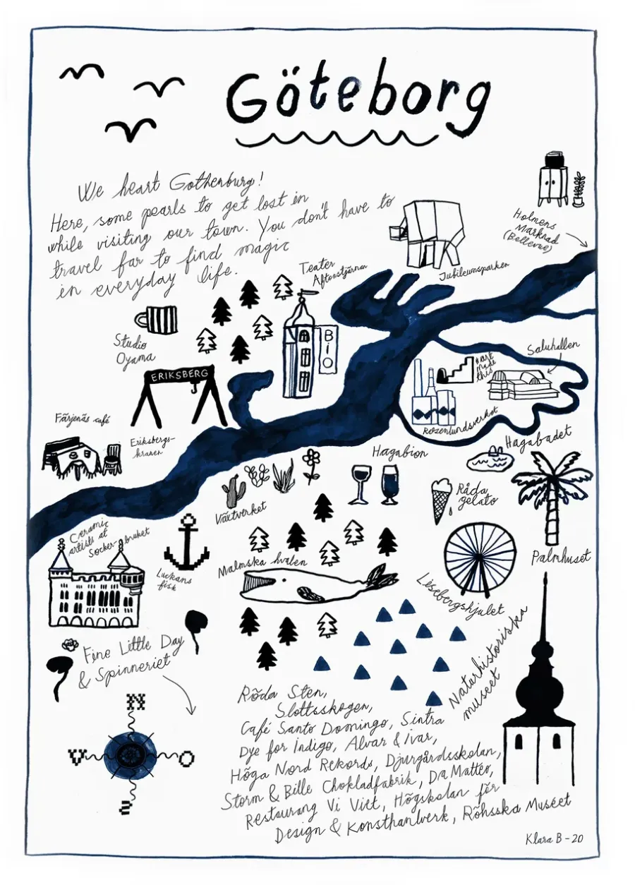 Fine Little Day Göteborg poster, 50x70 cm< Posters