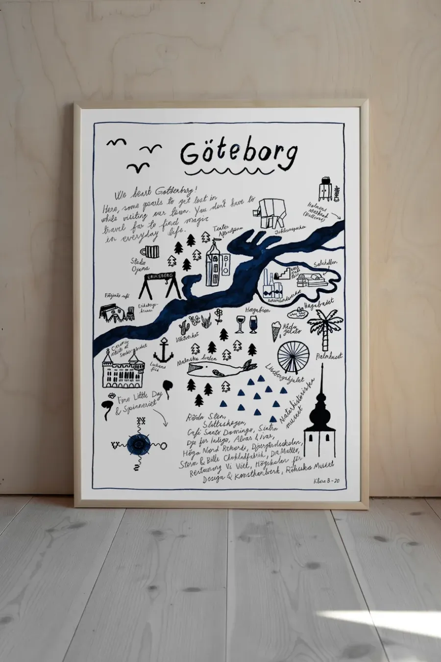 Fine Little Day Göteborg poster, 50x70 cm< Posters