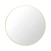 GUBI spiegel, polished brass< Ronde Spiegels|Wandspiegels