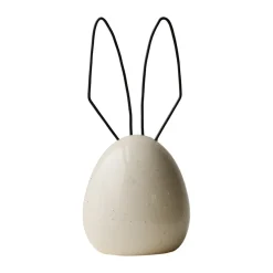 DBKD Haas paasdecoratie H18 cm, Vanilla< Paasdecoratie
