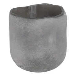 Olsson & Jensen Halde waxinelichtjeshouder 8 cm, Grijs< Kaarsenhouders & Kaarsenborden