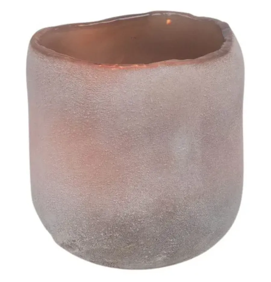 Olsson & Jensen Halde waxinelichtjeshouder 8 cm, Grijs< Kaarsenhouders & Kaarsenborden