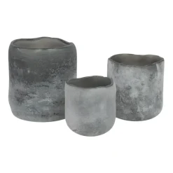 Olsson & Jensen Halde waxinelichtjeshouder 10 cm, Grijs< Kaarsenhouders & Kaarsenborden