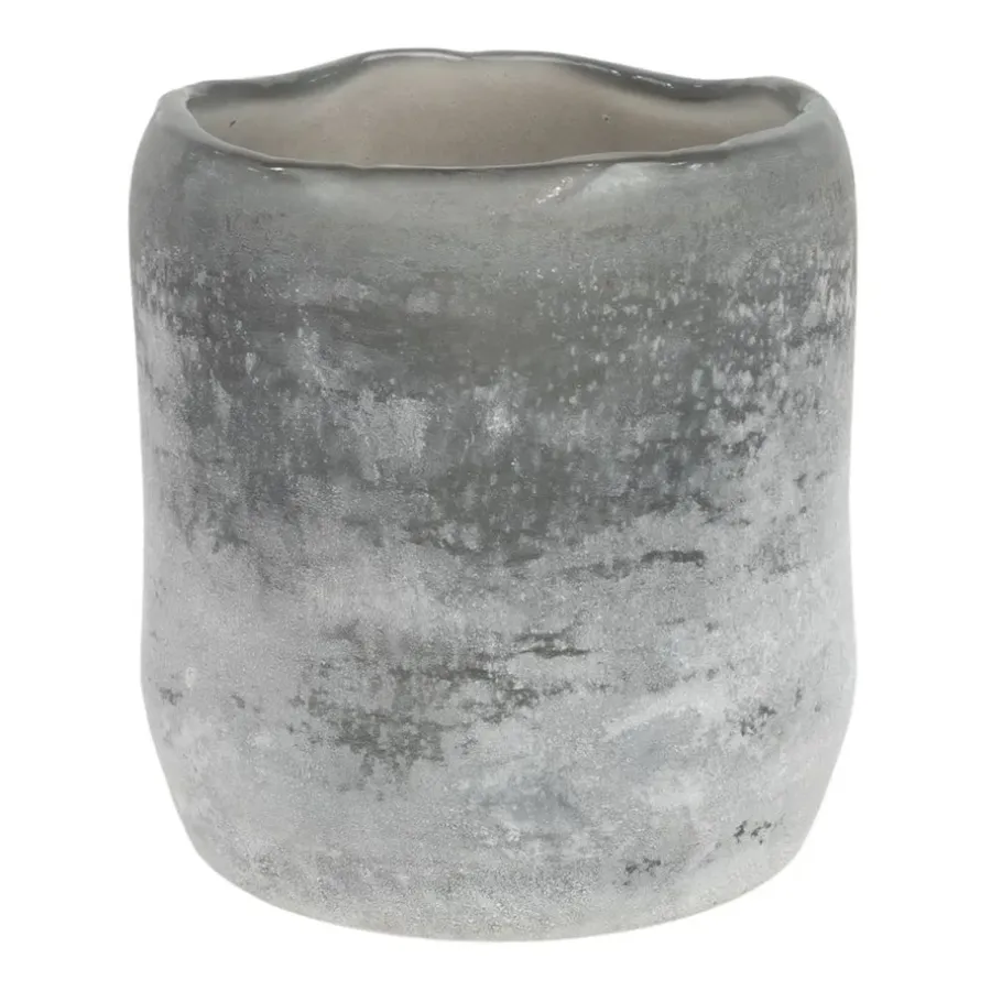 Olsson & Jensen Halde waxinelichtjeshouder 12 cm, Grijs< Kaarsenhouders & Kaarsenborden