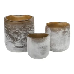 Olsson & Jensen Halde waxinelichtjeshouder 12 cm, Zand< Kaarsenhouders & Kaarsenborden