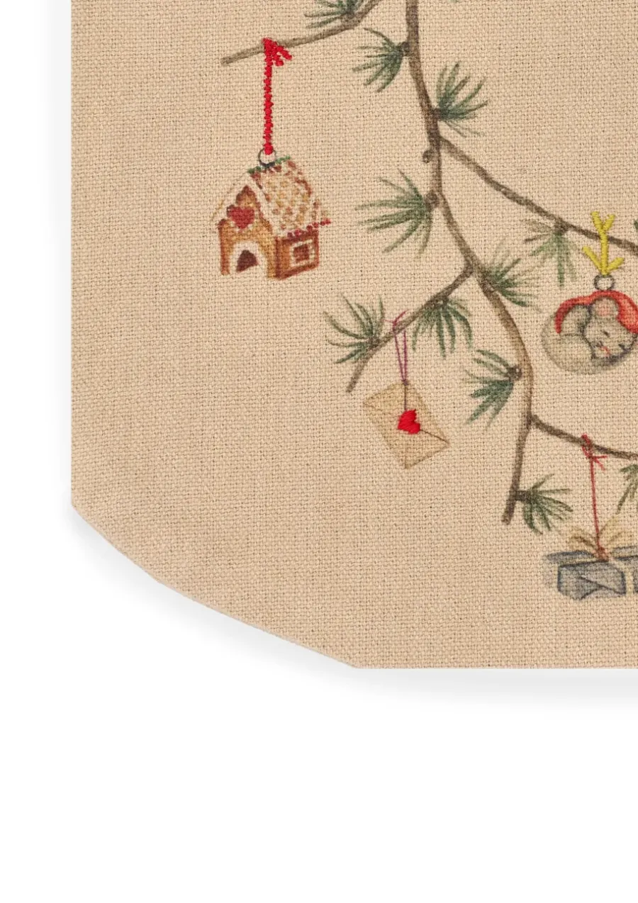 Kähler Hammershøi Christmas Kerstsok, Beige< Kerstdecoraties