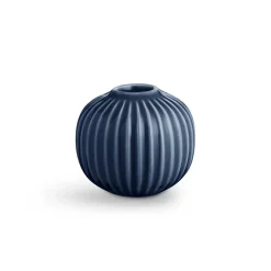 Kähler Hammershøi kaarsenhouder 7 cm, indigo< Kandelaars