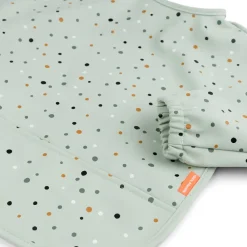 Done by deer Happy Dots slabbetje met mouw, Groen< Kinderkamer Interieuraccessoires|Kinderkamer Interieuraccessoires