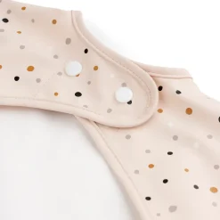 Done by deer Happy Dots slabbetje met mouw, Poeder< Kinderkamer Interieuraccessoires|Kinderkamer Interieuraccessoires