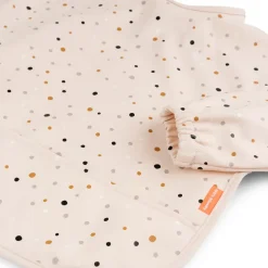 Done by deer Happy Dots slabbetje met mouw, Poeder< Kinderkamer Interieuraccessoires|Kinderkamer Interieuraccessoires