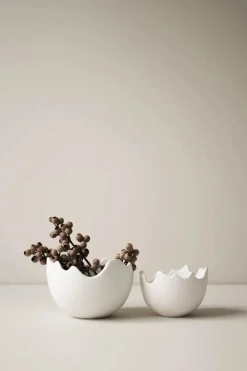 DBKD Happy Easter kom eierschaal small, White< Paasdecoratie|Decoratieve Schalen