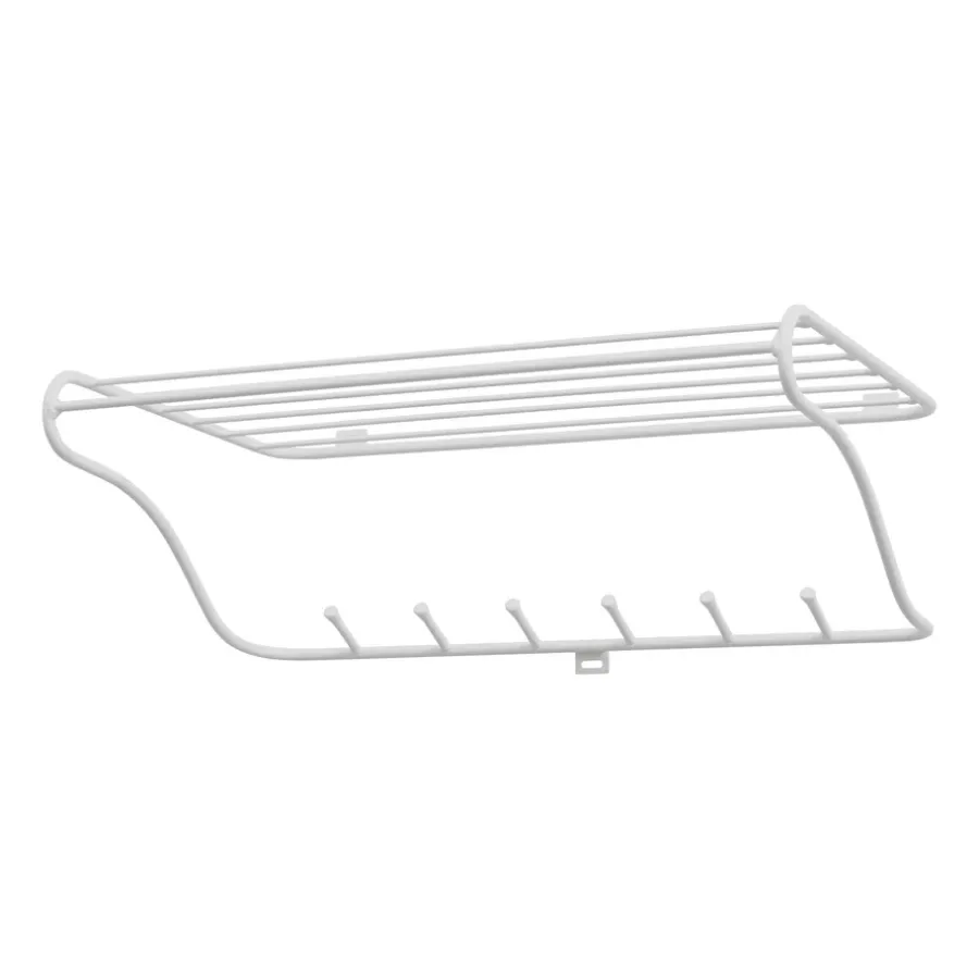 Maze Hat Rack hoedenplank, wit< Garderobehaken & Hoedenplanken