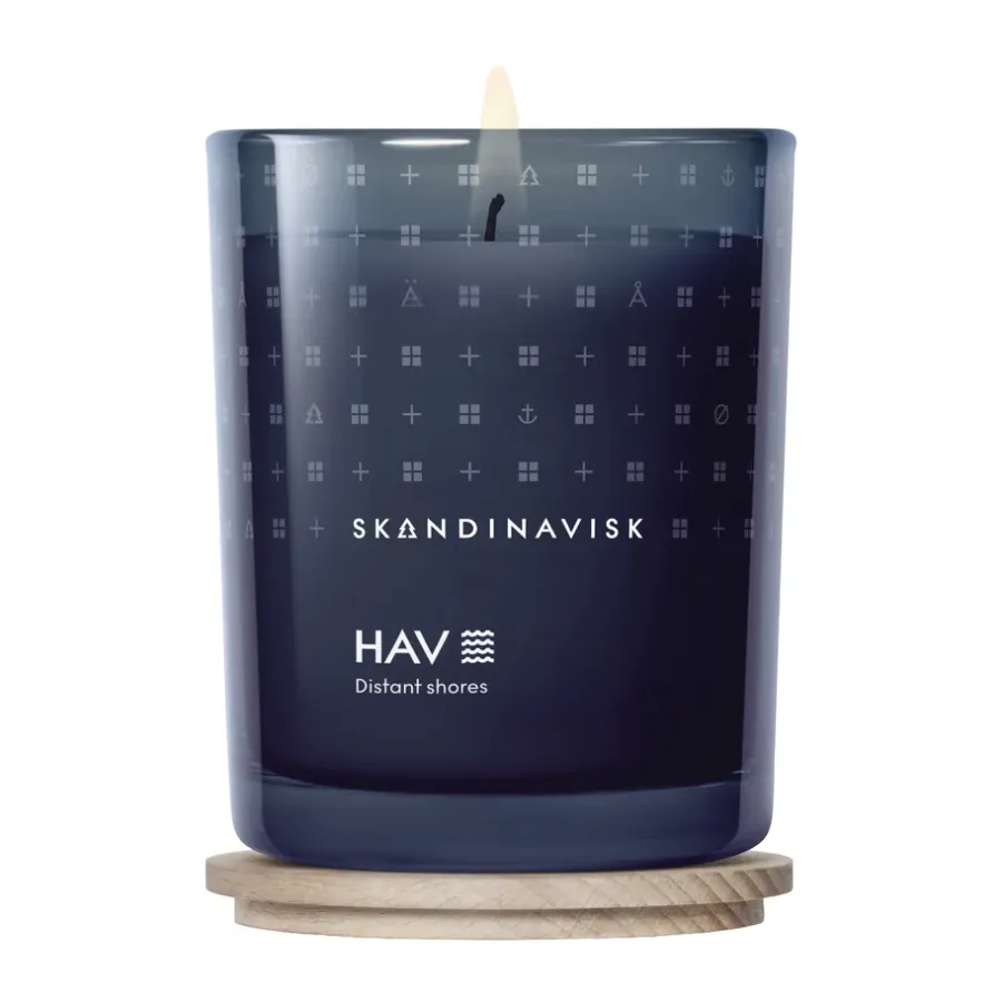 Skandinavisk Hav geurkaars met deksel, 200 g< Geurkaarsen & Aroma Diffusers