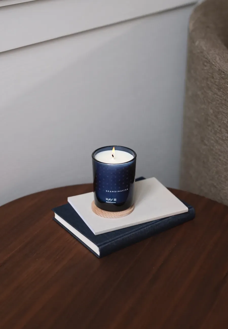 Skandinavisk Hav geurkaars met deksel, 200 g< Geurkaarsen & Aroma Diffusers